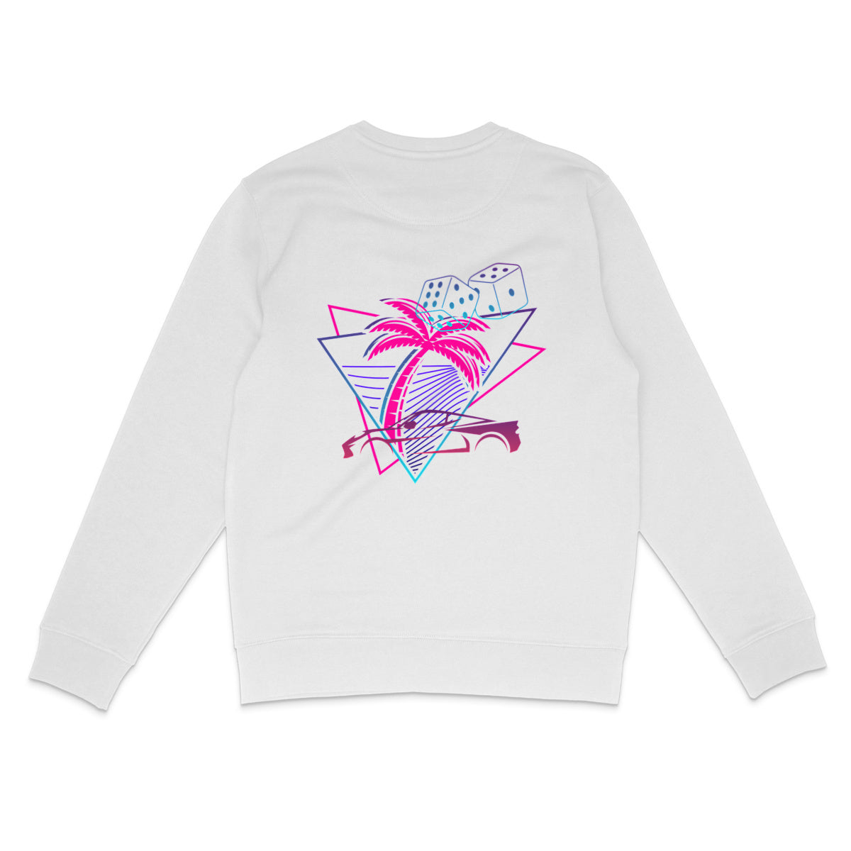 Sweat-shirt Léger Unisexe PALM DRIFT - dos_0