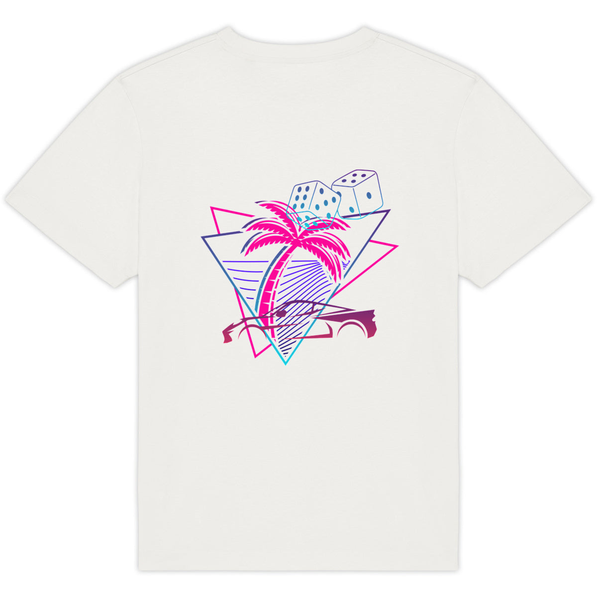 T-shirt Unisexe Oversized PALM DRIFT - dos_0