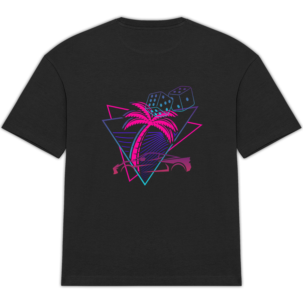 T-shirt Unisexe Oversized PALM DRIFT - dos_1