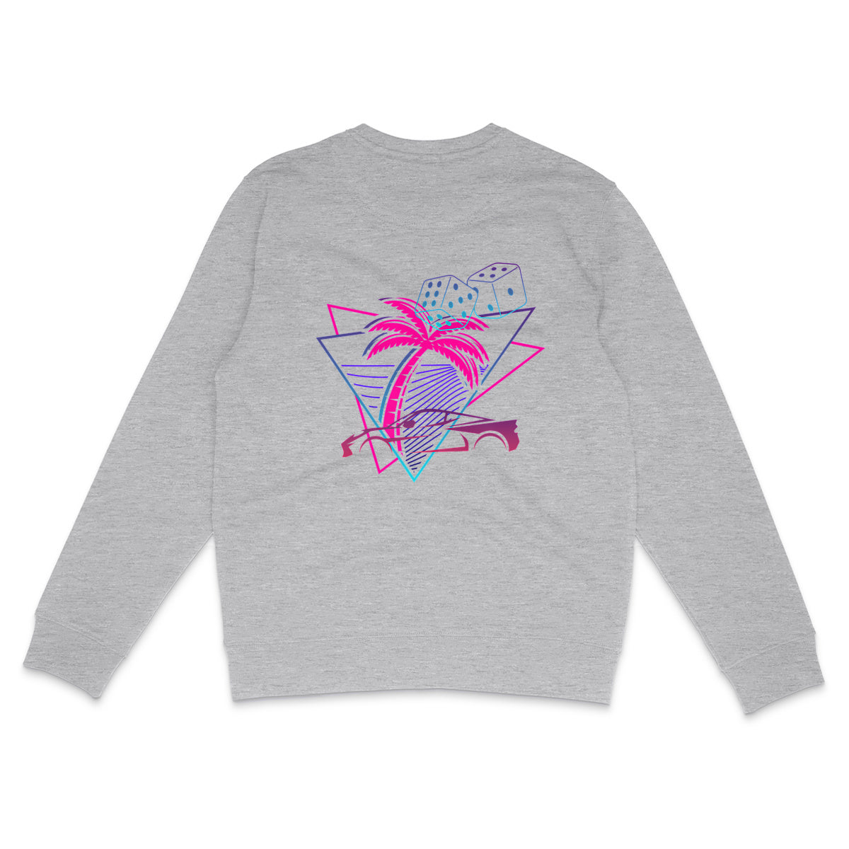 Sweat-shirt Léger Unisexe PALM DRIFT - dos_2