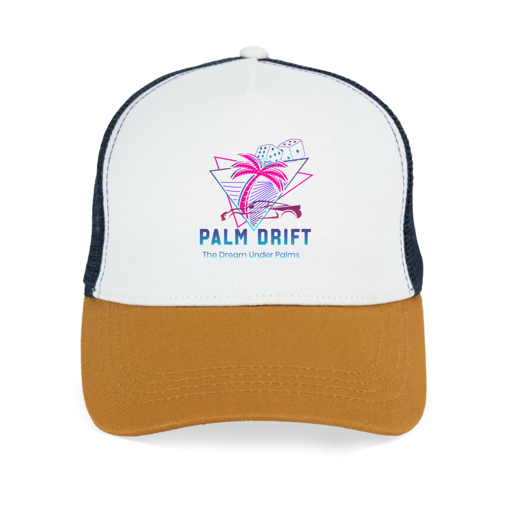 Casquette Trucker écoresponsable PALM DRIFT - face_1