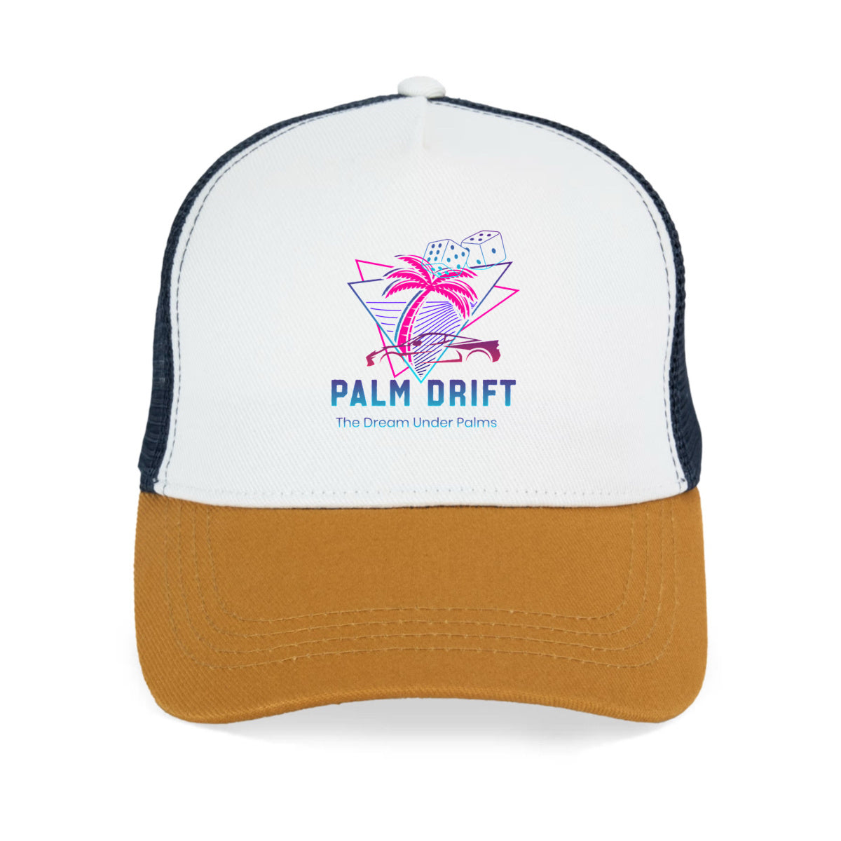 Casquette Trucker écoresponsable PALM DRIFT - face_1