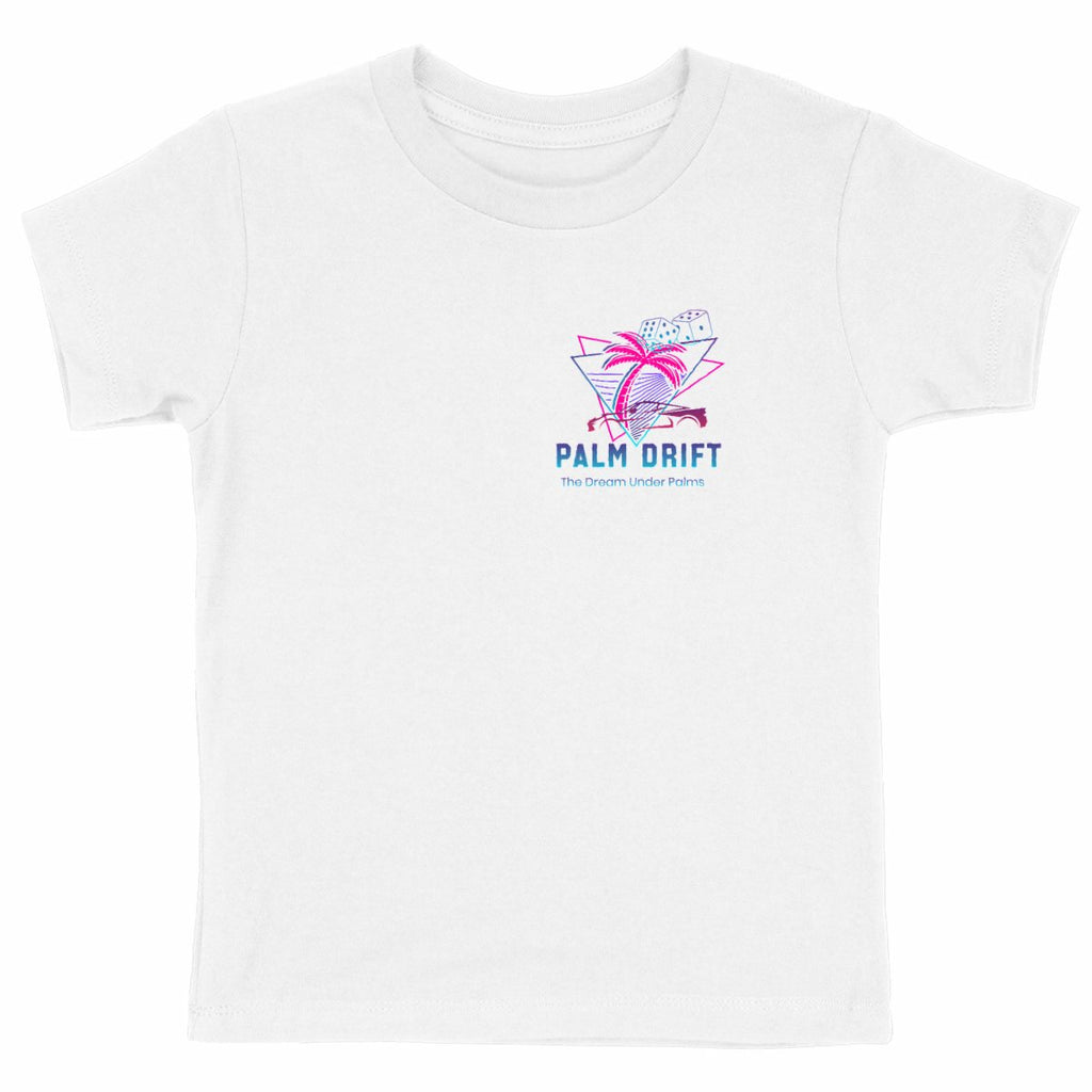 T-shirt Enfant Epais PALM DRIFT - face_blanc