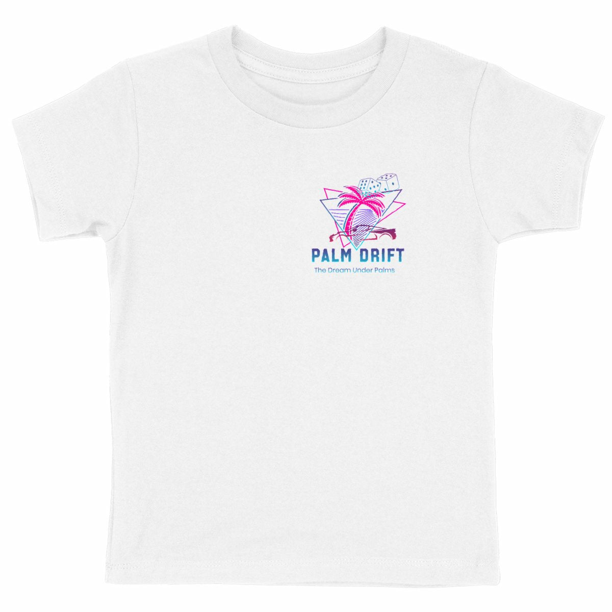 T-shirt Enfant Epais PALM DRIFT - face_blanc