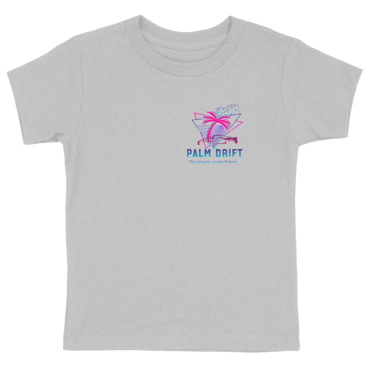 T-shirt Enfant Epais PALM DRIFT - face_gris